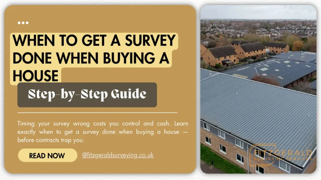 when to get a survey done when buying a house