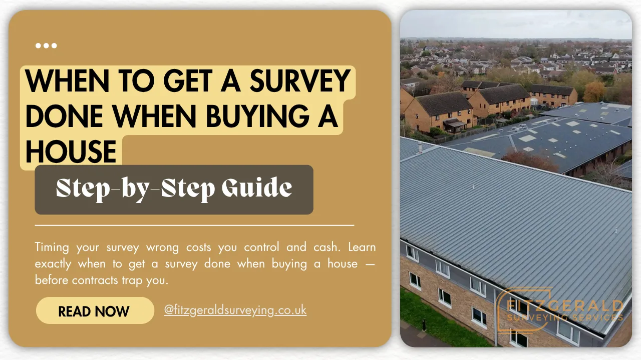when to get a survey done when buying a house