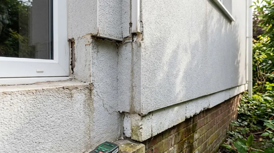 Poor detailing around openings and junctions