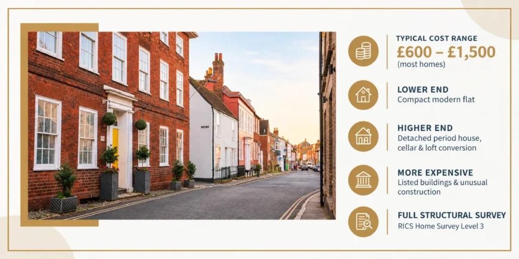 How much does a building survey cost